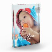 Aangepaste foto met naam en datum (Links)