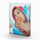 Aangepaste foto met naam en datum (Rechts)