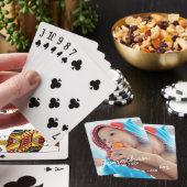 Aangepaste foto met naam en datum pokerkaarten (Insitu)