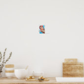 Aangepaste foto met naam en datum poster (Keuken)