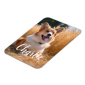 Aangepaste foto met naam magneet (Linkerzijde)