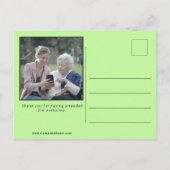 Aangepaste foto met thuisverzorger Bedankt Briefkaart (Achterkant)