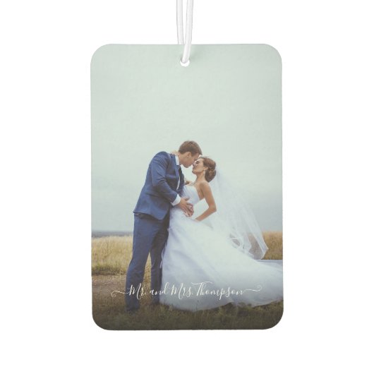 Aangepaste foto met twee zijden luchtverfrisser (Achterkant)