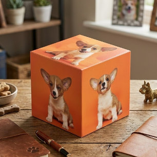 Aangepaste foto met uw huisdier hond 5 afbeelding kubus