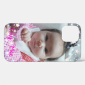 Aangepaste foto met versiering van Star Lights Case-Mate iPhone Case (Achterkant (horizontaal))