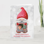 Aangepaste foto met watercolor kabouter kaart (Voorkant)