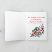 Aangepaste foto met watercolor kabouter kaart (Binnen)