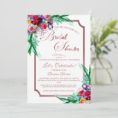 Aangepaste foto | Metaalkoraalroze Vrijgezellenfee Kaart (Staand voorkant)