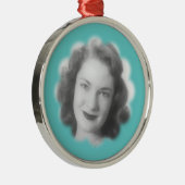 Aangepaste  foto metalen ornament (Rechts)