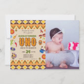 Aangepaste foto Mexicaanse thema meisje eerste ver Kaart (Voorkant)