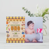 Aangepaste foto Mexicaanse thema meisje eerste ver Kaart (Staand voorkant)