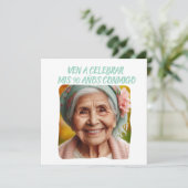 Aangepaste foto Mijn 90 Jaar - 90 Jaar Aangepast Kaart (Staand voorkant)