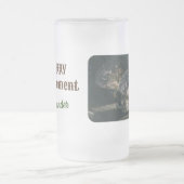 Aangepaste foto Militaire Pensioengeschenken Matglas Bierpul (Center)