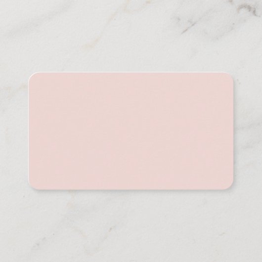 Aangepaste foto - minimalistisch roze visitekaartje (Achterkant)