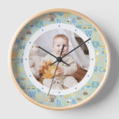 Aangepaste foto Modern Baby Boy Aangepast Neursery (Voorkant)