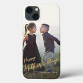 Aangepaste Foto Modern Happy Mothers Day Case-Mate iPhone Case (Achterkant)