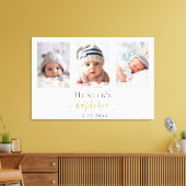 Aangepaste foto modern jongetje canvas afdruk (Insitu (Woonkamer))