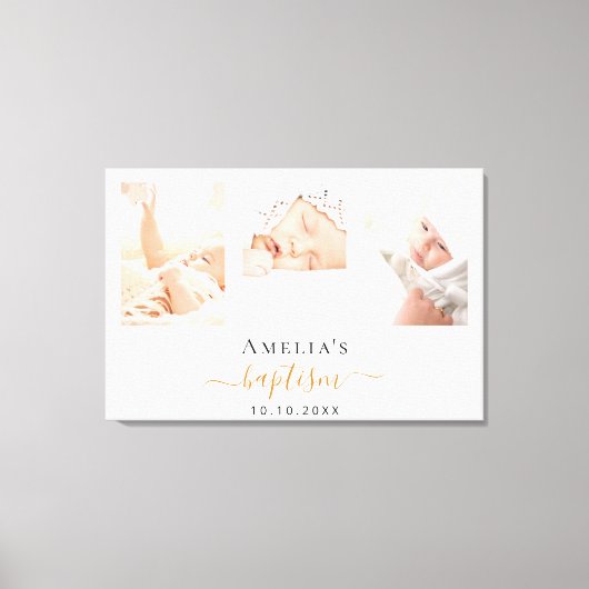 Aangepaste foto modern jongetje canvas afdruk (Voorkant)