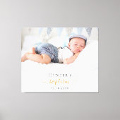 Aangepaste foto modern jongetje canvas afdruk (Voorkant)