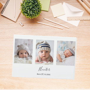 Aangepaste foto modern jongetje gastenboek