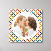 Aangepaste foto Modern kleurrijk persoonlijk Canvas Afdruk (Voorkant)