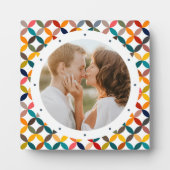 Aangepaste foto Modern kleurrijk persoonlijk Fotoplaat (Voorkant)