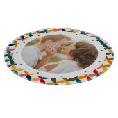 Aangepaste foto Modern kleurrijk persoonlijk Snijplank (Hoek)