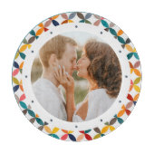 Aangepaste foto Modern kleurrijk persoonlijk Snijplank (Voorkant)