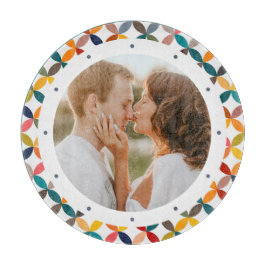 Aangepaste foto Modern kleurrijk persoonlijk Snijplank