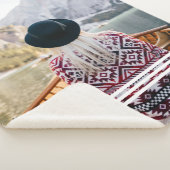 Aangepaste foto | Modern met lijnen Sherpa Deken (3/4)