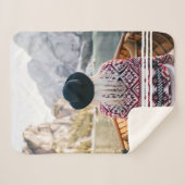 Aangepaste foto | Modern met lijnen Sherpa Deken (Voorkant (horizontaal))