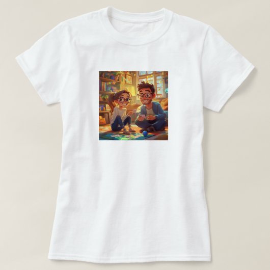 Aangepaste Foto Modern Mom Moederdag Gift T-shirt (Design voorkant)