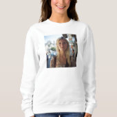 Aangepaste Foto Modern Mom Moederdag Gift Trui (Voorkant)