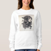 Aangepaste Foto Modern Mom Moederdag Sweatshirt (Voorkant)