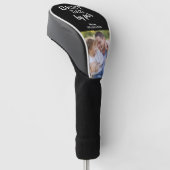 Aangepaste foto Modern Vaderdag Best Dad van Par Golfheadcover (Schuin)
