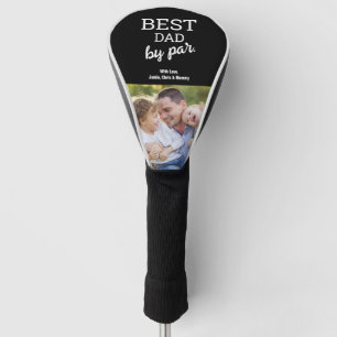 Aangepaste foto Modern Vaderdag Best Dad van Par Golfheadcover