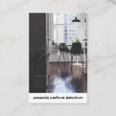 Aangepaste foto modern vet voor architecten ontwer visitekaartje (Voorkant)