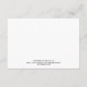 Aangepaste foto Modern Weddenschap Informatiekaartje (Achterkant)