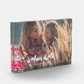 Aangepaste foto Modern Writing Scattered Pink Hear (Links)