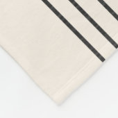 Aangepaste foto Moderne Abstracte botanische blauw Fleece Deken (Hoek)