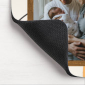 Aangepaste foto Moderne Abstracte botanische blauw Muismat (Hoek)