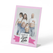 Aangepaste foto moderne citaat familie schattige p