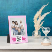 Aangepaste foto moderne citaat Tafel leuke Plaque  Fotoplaat (Zijkant)