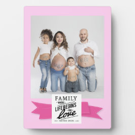 Aangepaste foto moderne citaat tafel leuke plaquet fotoplaat