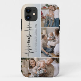 Aangepaste foto Moderne familie Collage iPhone Cas Case-Mate iPhone Case