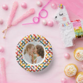 Aangepaste foto moderne kleurrijke gepersonaliseer papieren kommen (Feest)