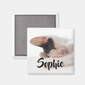 Aangepaste foto moderne leuke gepersonaliseerde fa magneet (Voorkant / Achterkant)