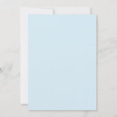 Aangepaste foto moderne minimalistische dansrecita kaart (Achterkant)