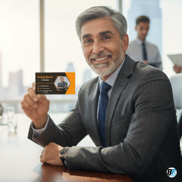 Aangepaste foto Moderne minimalistische sociale me Visitekaartje