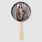 Aangepaste foto Moderne sushi verjaardag Handwaaier (Achterkant)